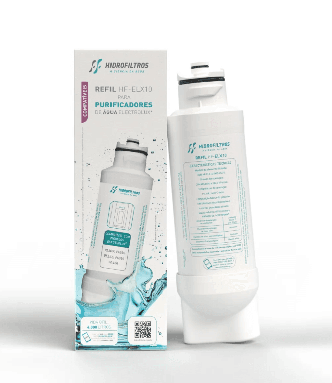 Refil Hf Elx 10 Compatível Purificadores De Água Electrolux
